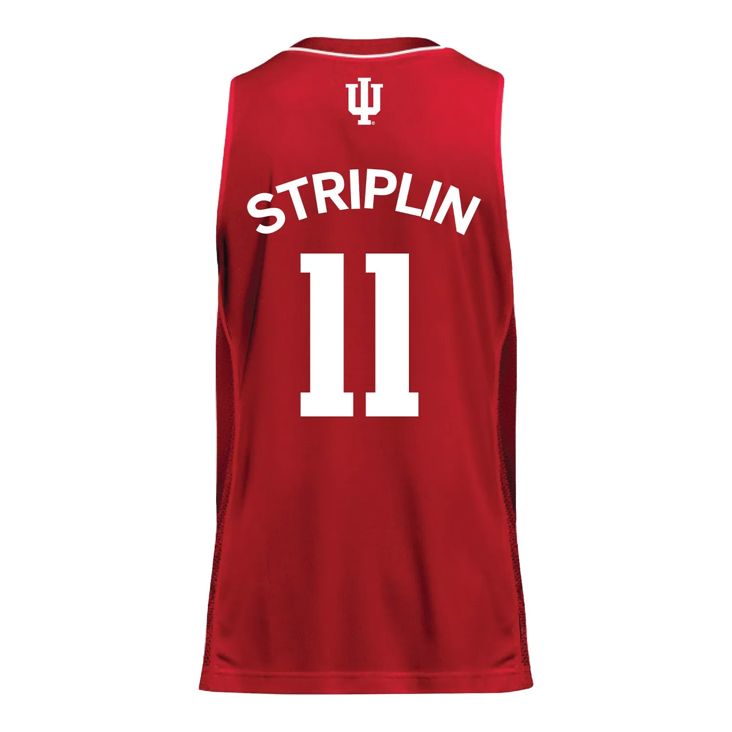 Indiana Hoosiers Adidas Women's Basketball Crimson Student Athlete Jersey #11 Karoline Striplin