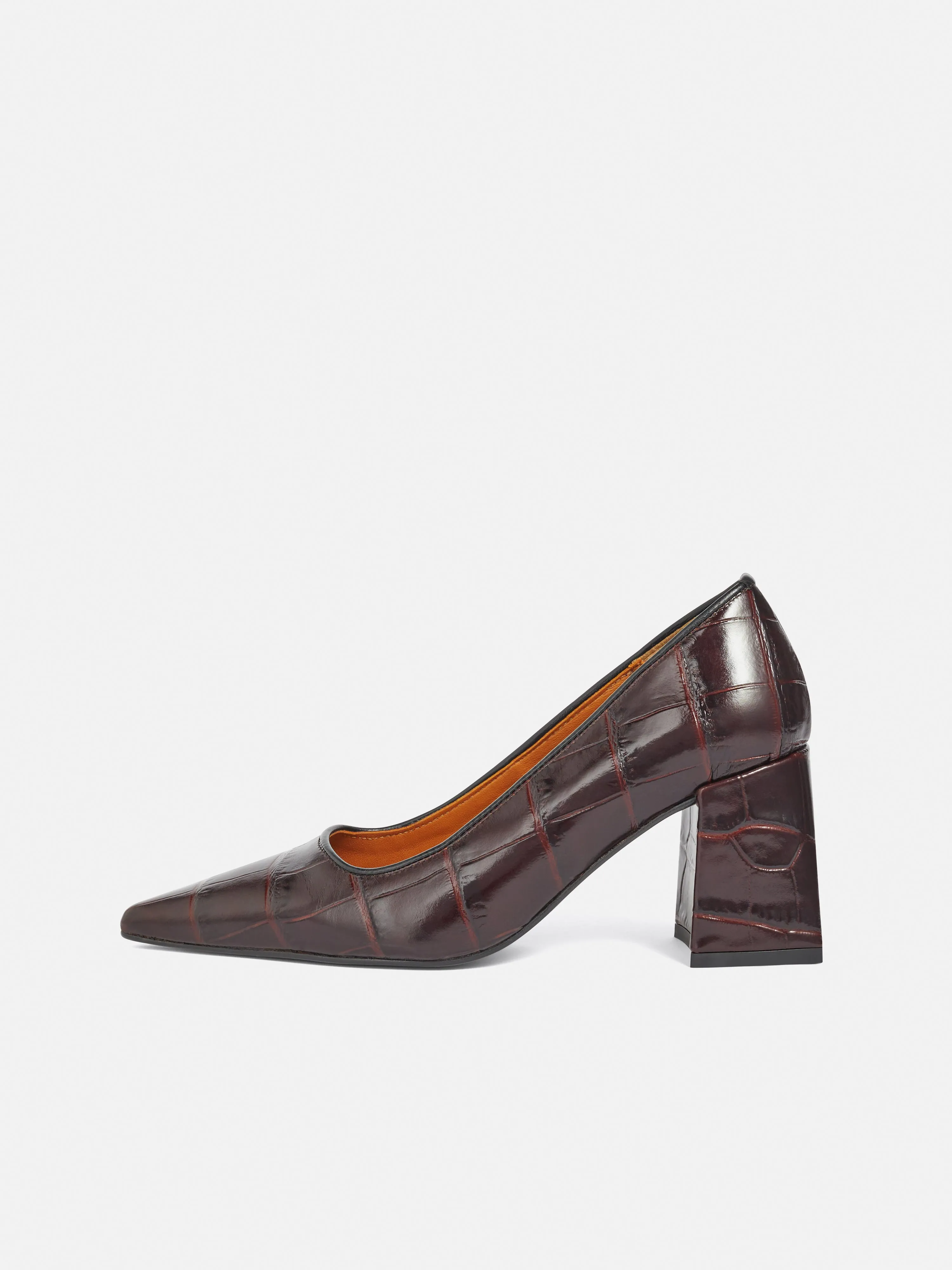 Isabel Croc Leather Shoe | Brown