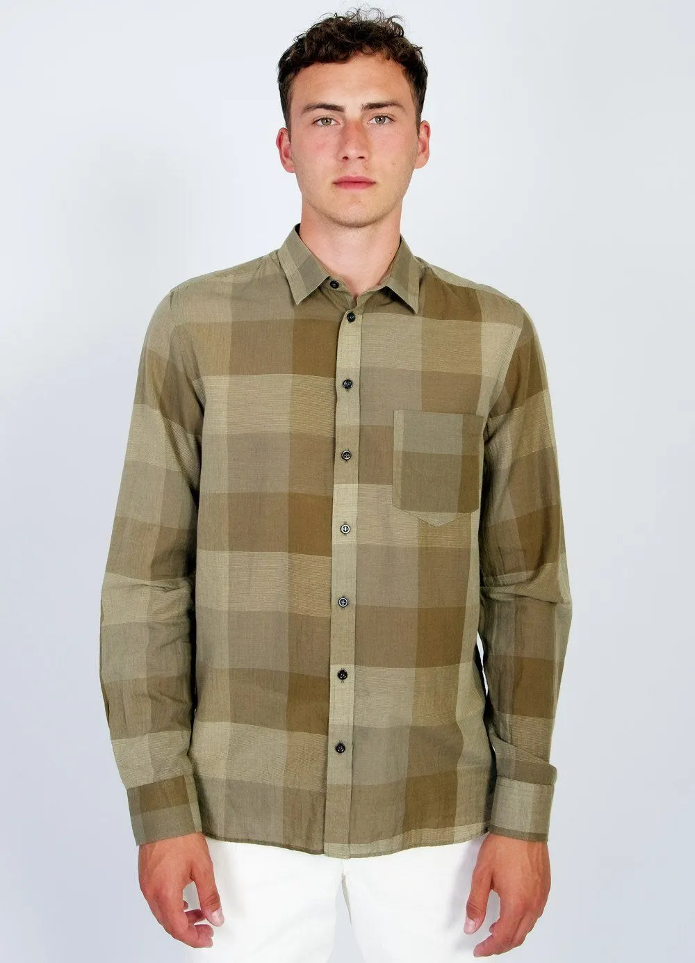 JESPER | Casual Chequered Shirt | Olivetree