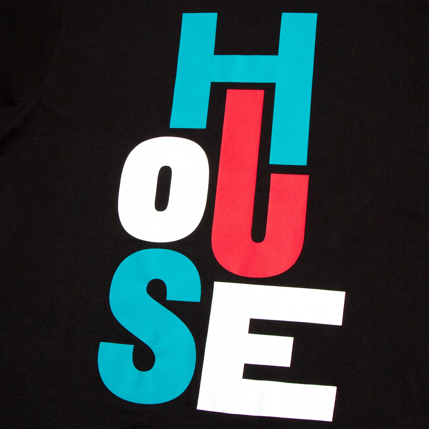 Just House Back Print - Tshirt - Black