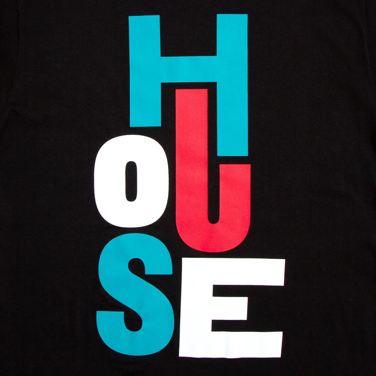 Just House Back Print - Tshirt - Black