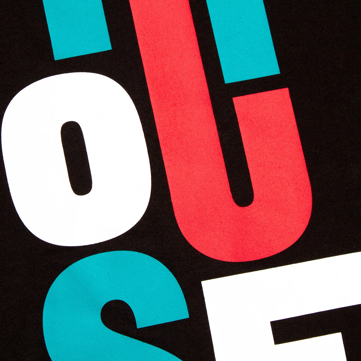 Just House Back Print - Tshirt - Black