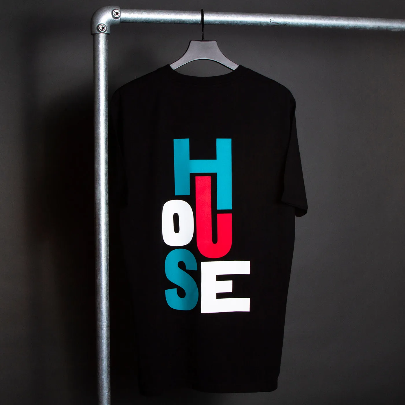 Just House Back Print - Tshirt - Black