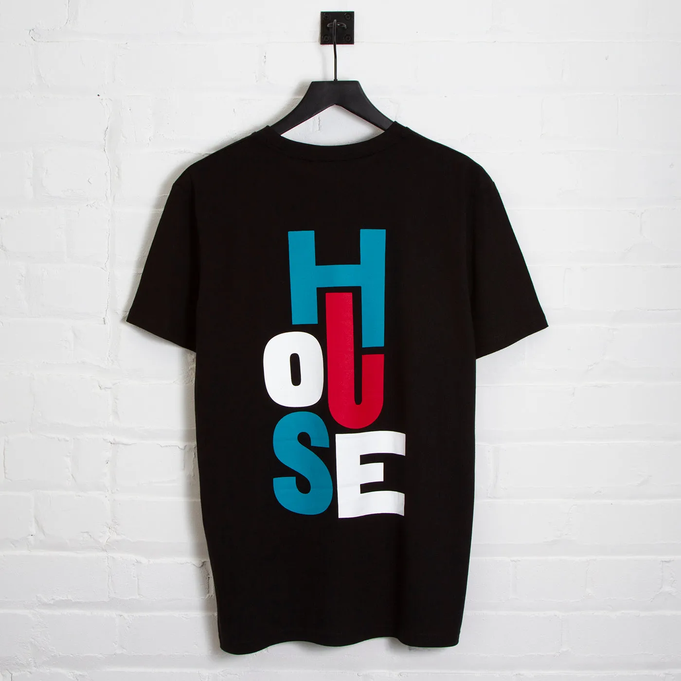 Just House Back Print - Tshirt - Black