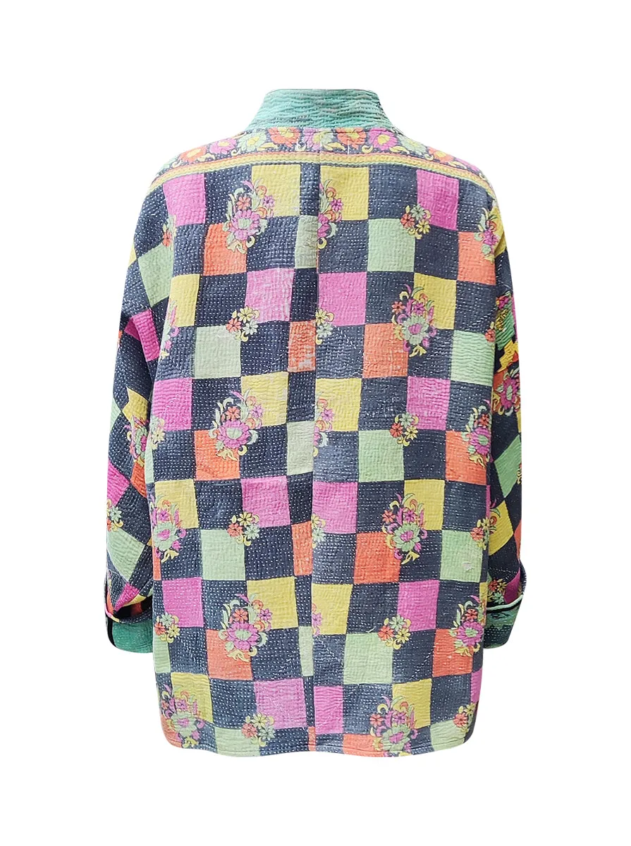 kantha vintage short jacket durjaya