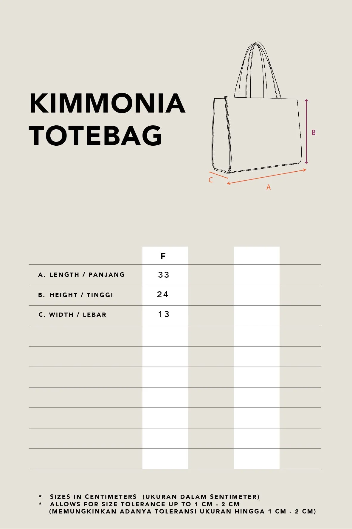 KIMMONIA TOTE BAG BLUSH