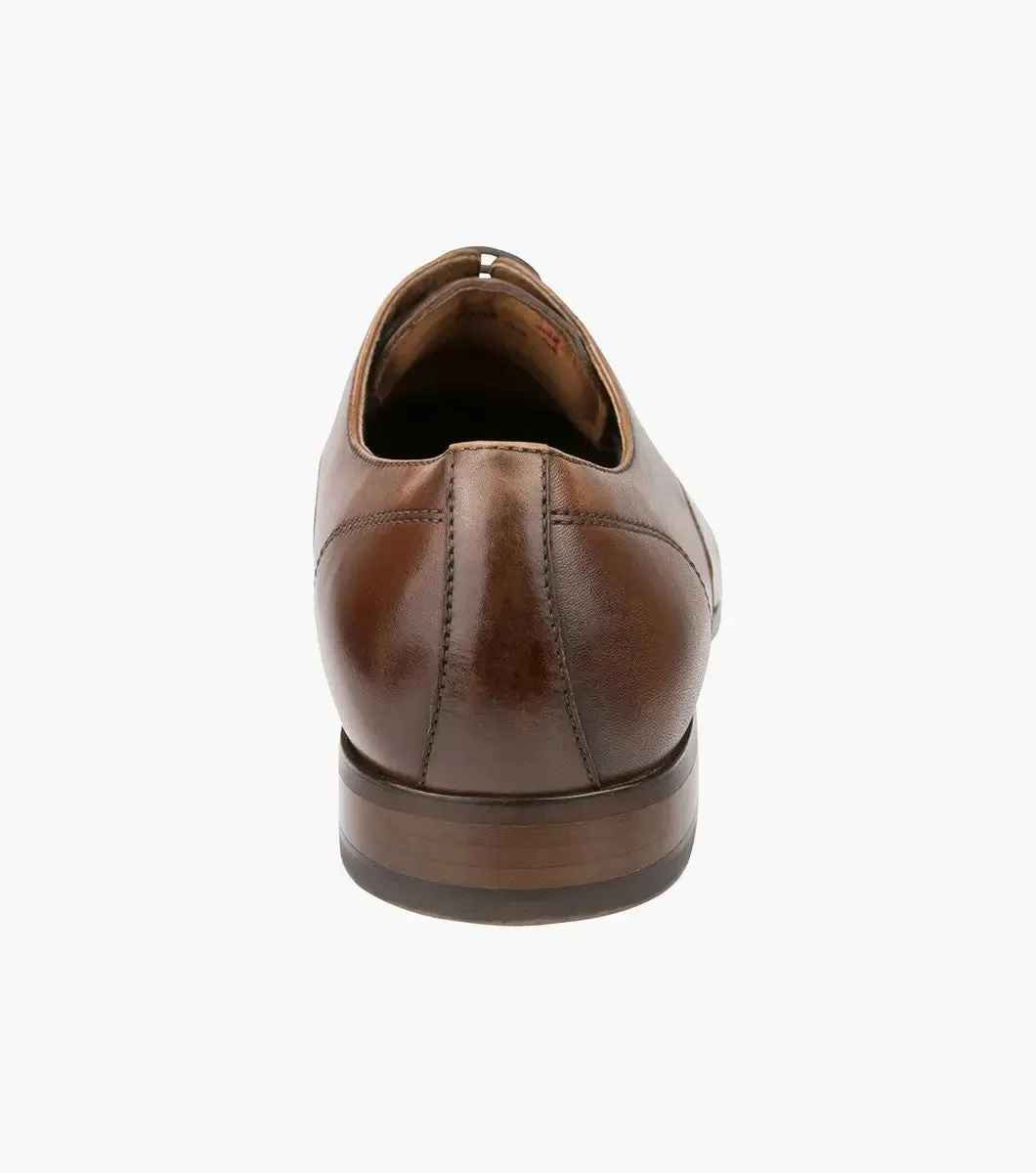 Kobe Plain Toe Derby - Tan | Black