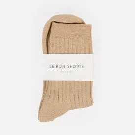 Le Bon Shoppe Her Socks Champagne Glitter