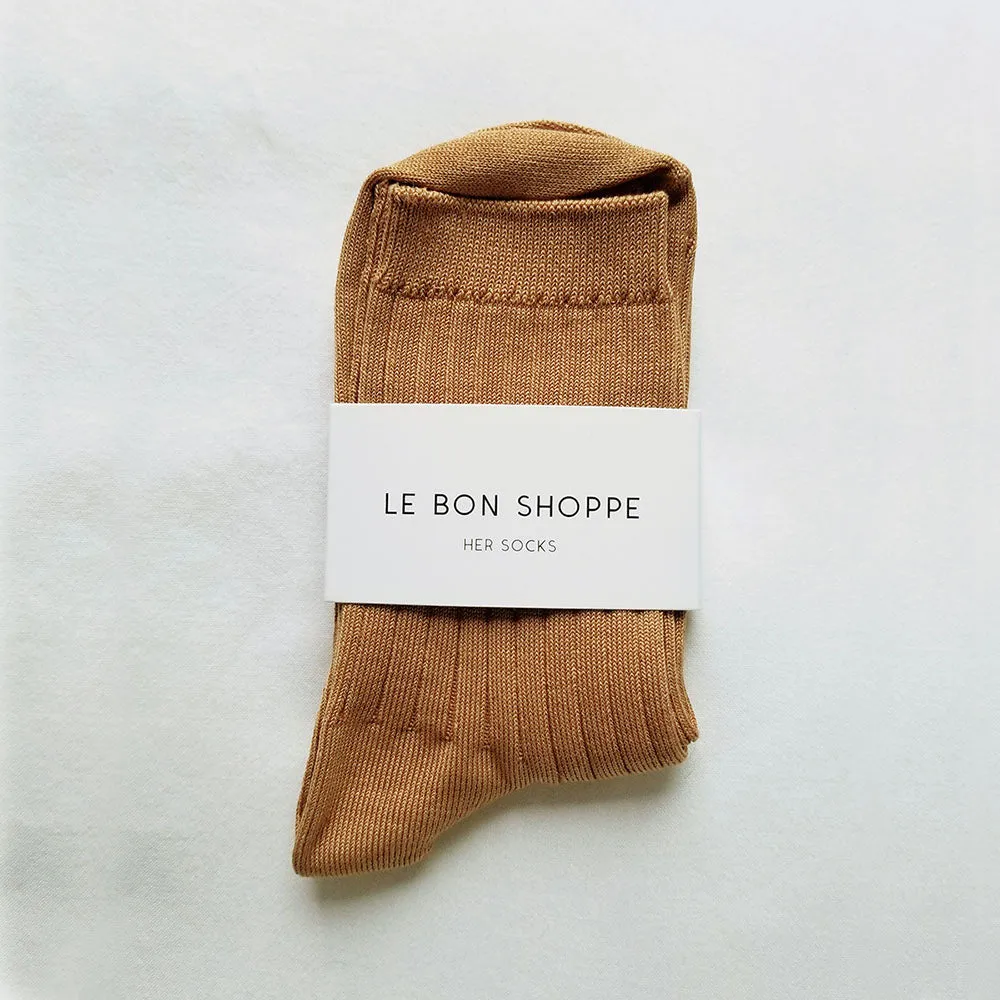 Le Bon Shoppe Her Socks Peanut Butter