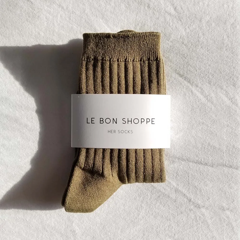 Le Bon Shoppe Her Socks Pesto