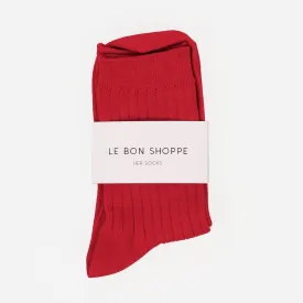 Le Bon Shoppe Her Socks Red