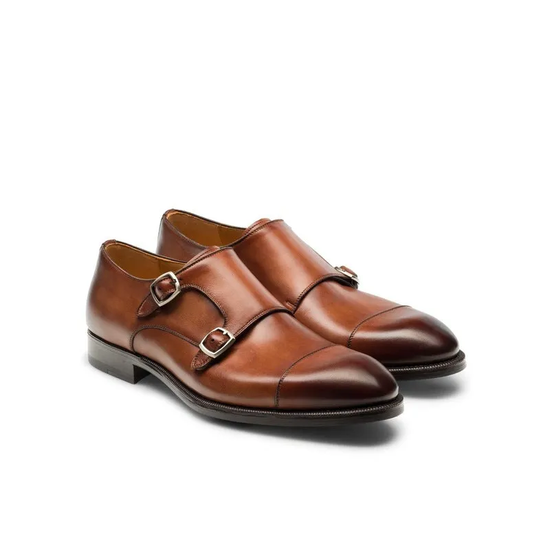 Magnanni | Harris Double Buckle Monk