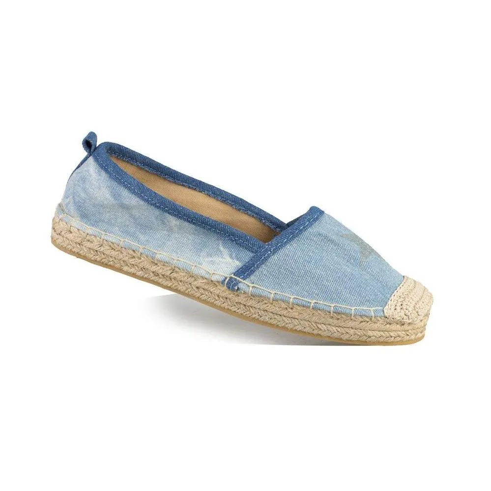 M.A.N.G.O - Women "Blue"  Mango Zapato Star Shoes MG01