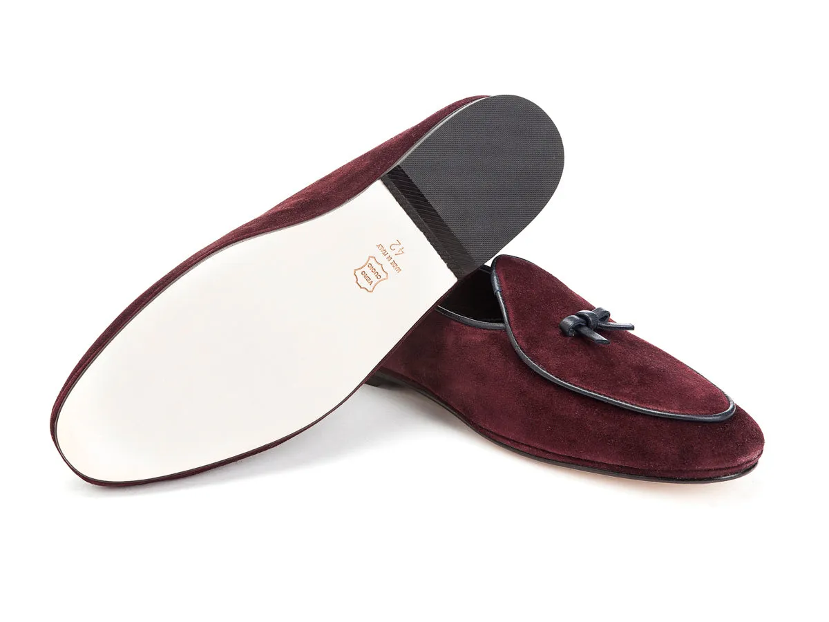 Marphy Loafer Red Velour