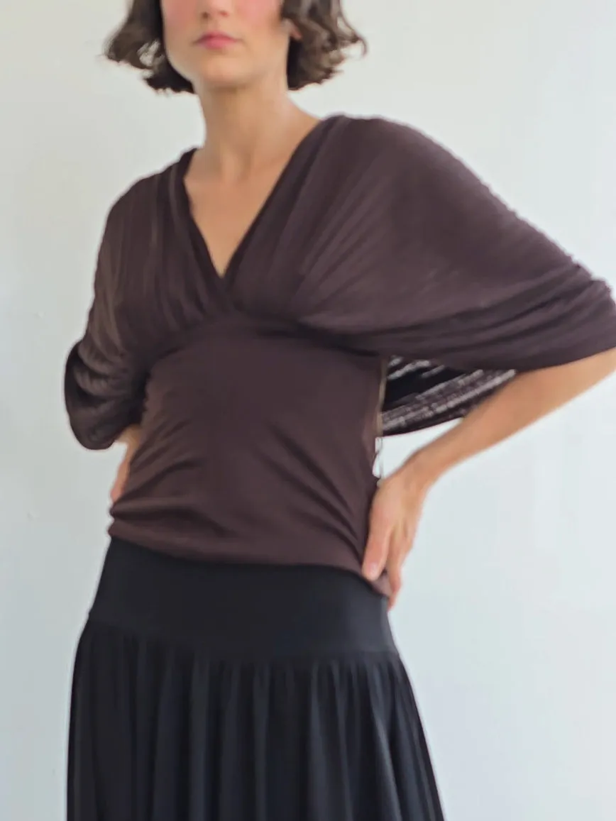 MaxMara Pleat Styled Top (M)