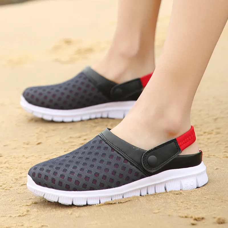 Men's Casual Mesh Hole Plus Size Slippers