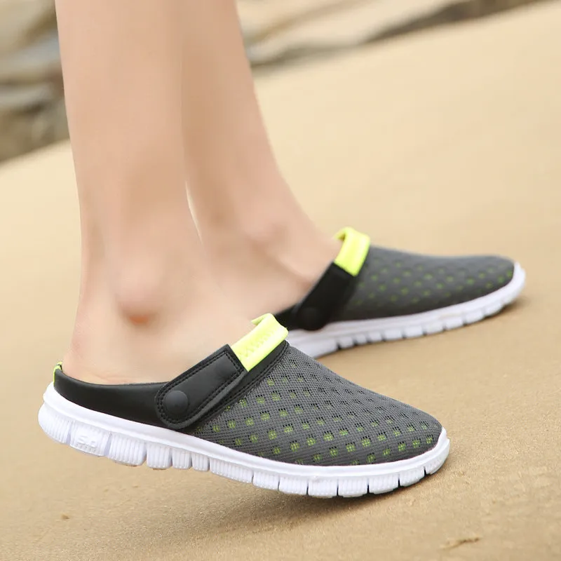 Men's Casual Mesh Hole Plus Size Slippers