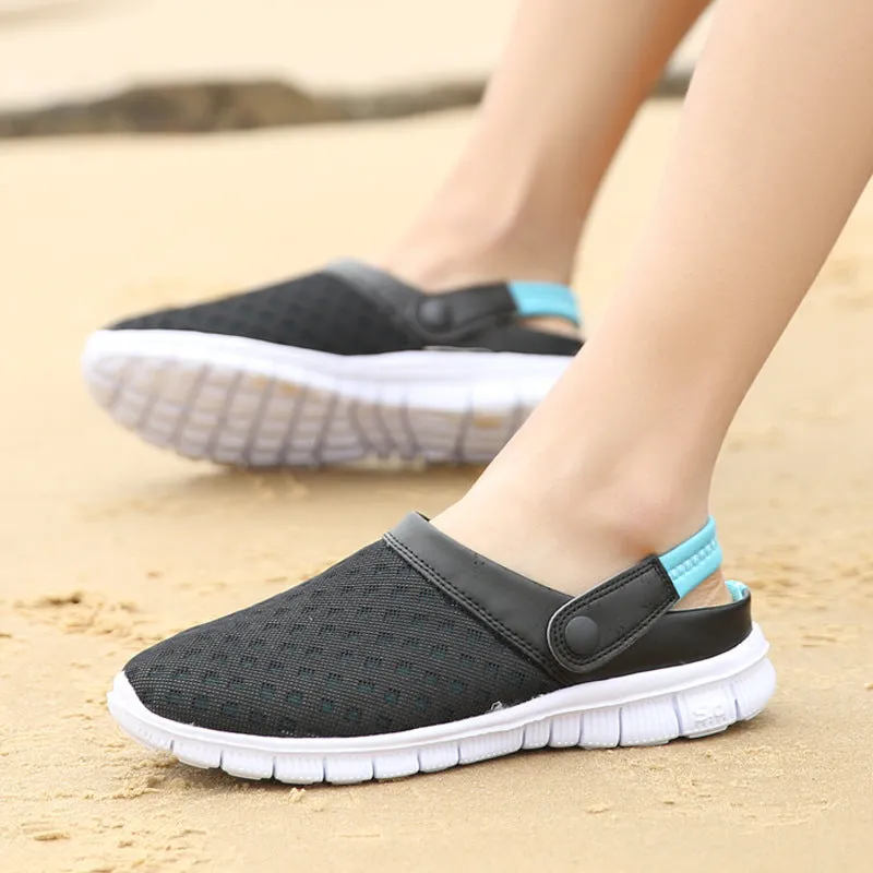 Men's Casual Mesh Hole Plus Size Slippers