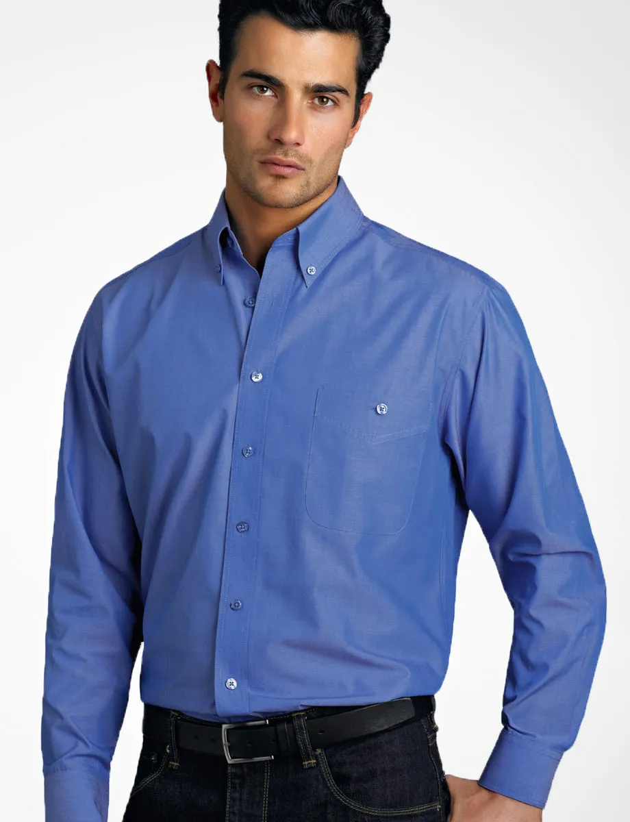 Mens Chambray Business Shirt