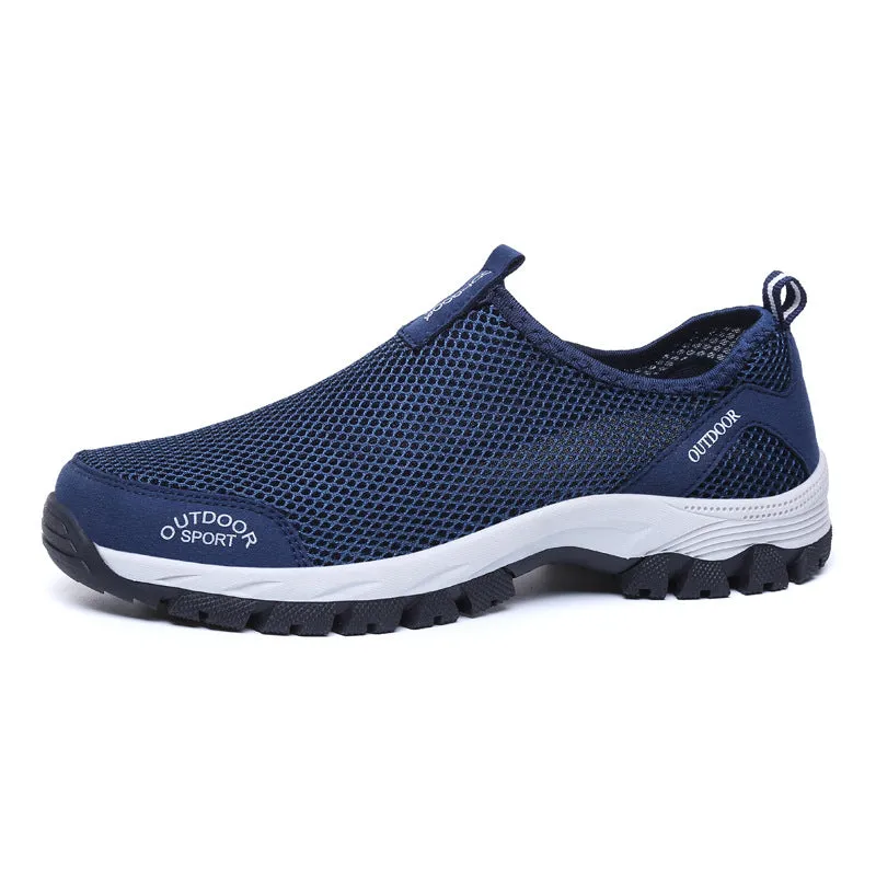 Men's Comfortable Mesh Slip-on Walking Shoes