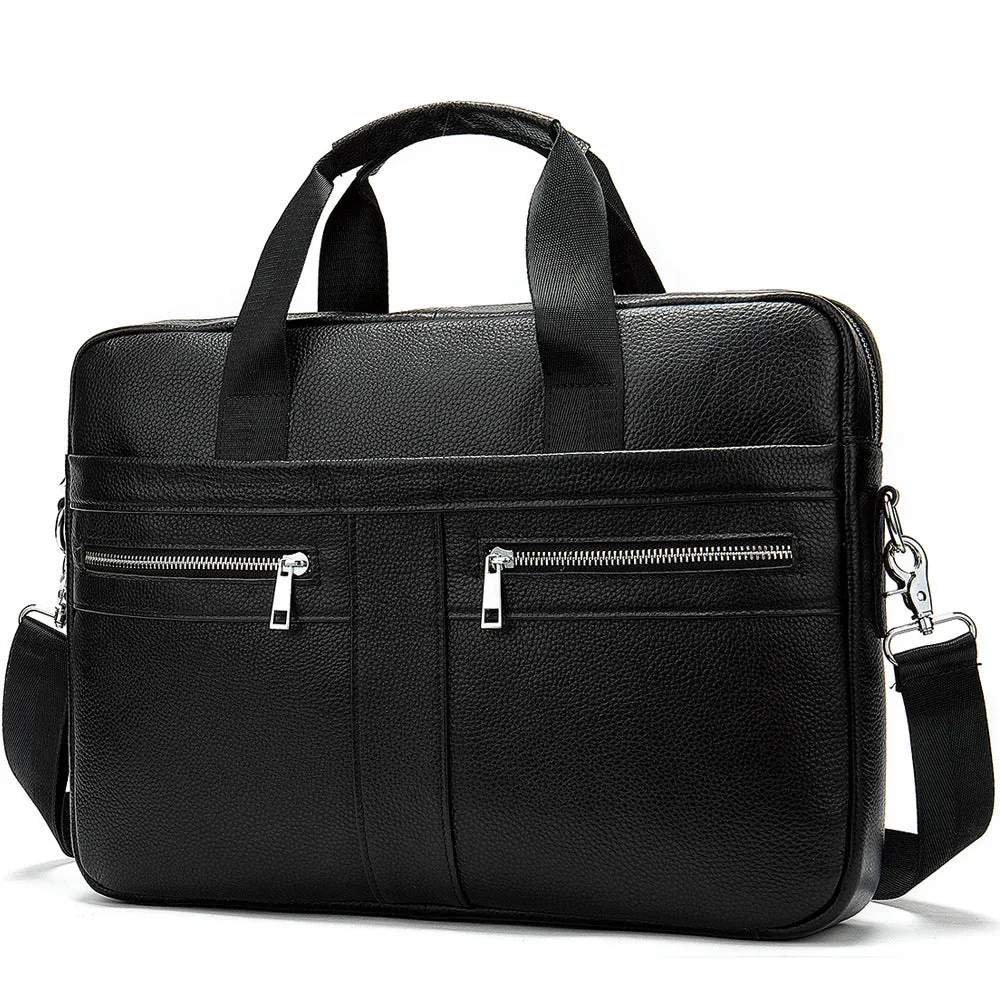 Men's Genuine Leather Business Briefcase