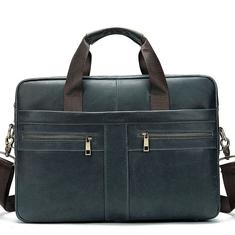 Men's Genuine Leather Business Briefcase