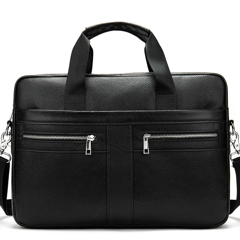 Men's Genuine Leather Business Briefcase