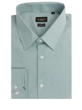 Men's Mint Pure Cotton Slim Fit Shirt