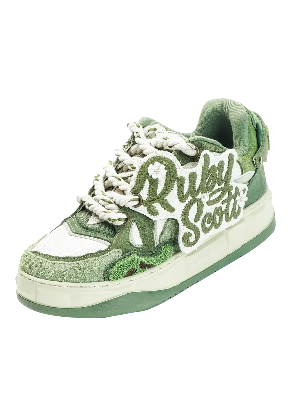 Mint Mambo Diamond Bread Shoes