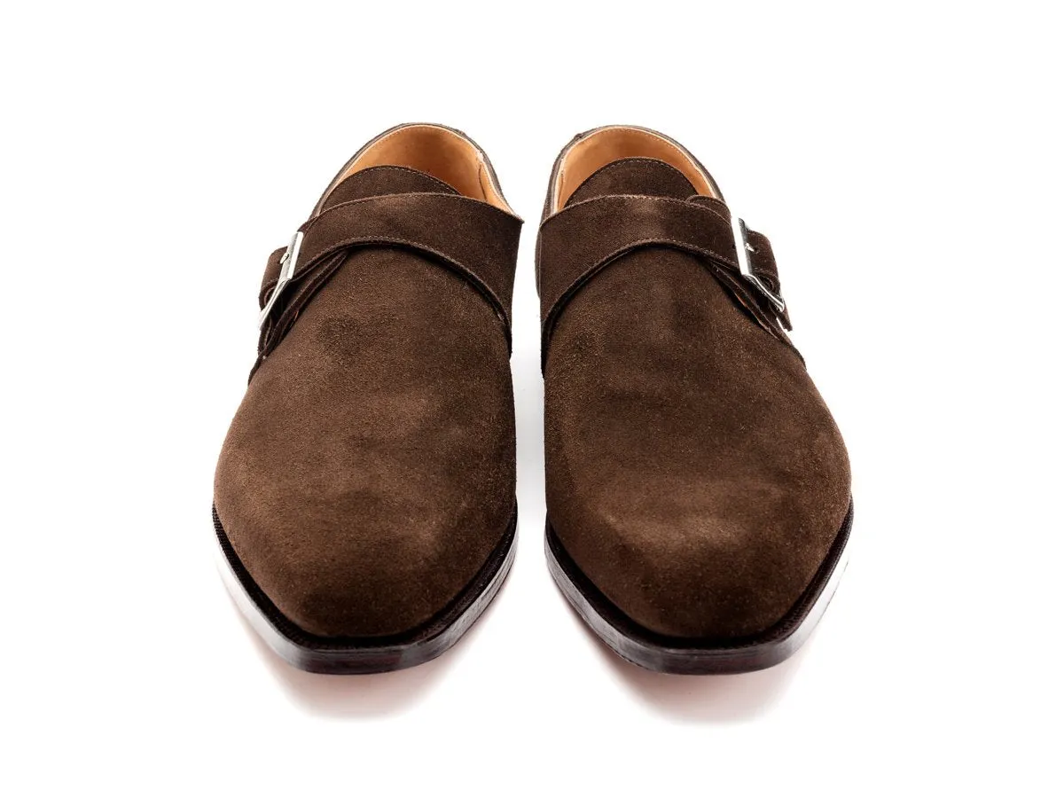 Monkton Dark Brown Suede