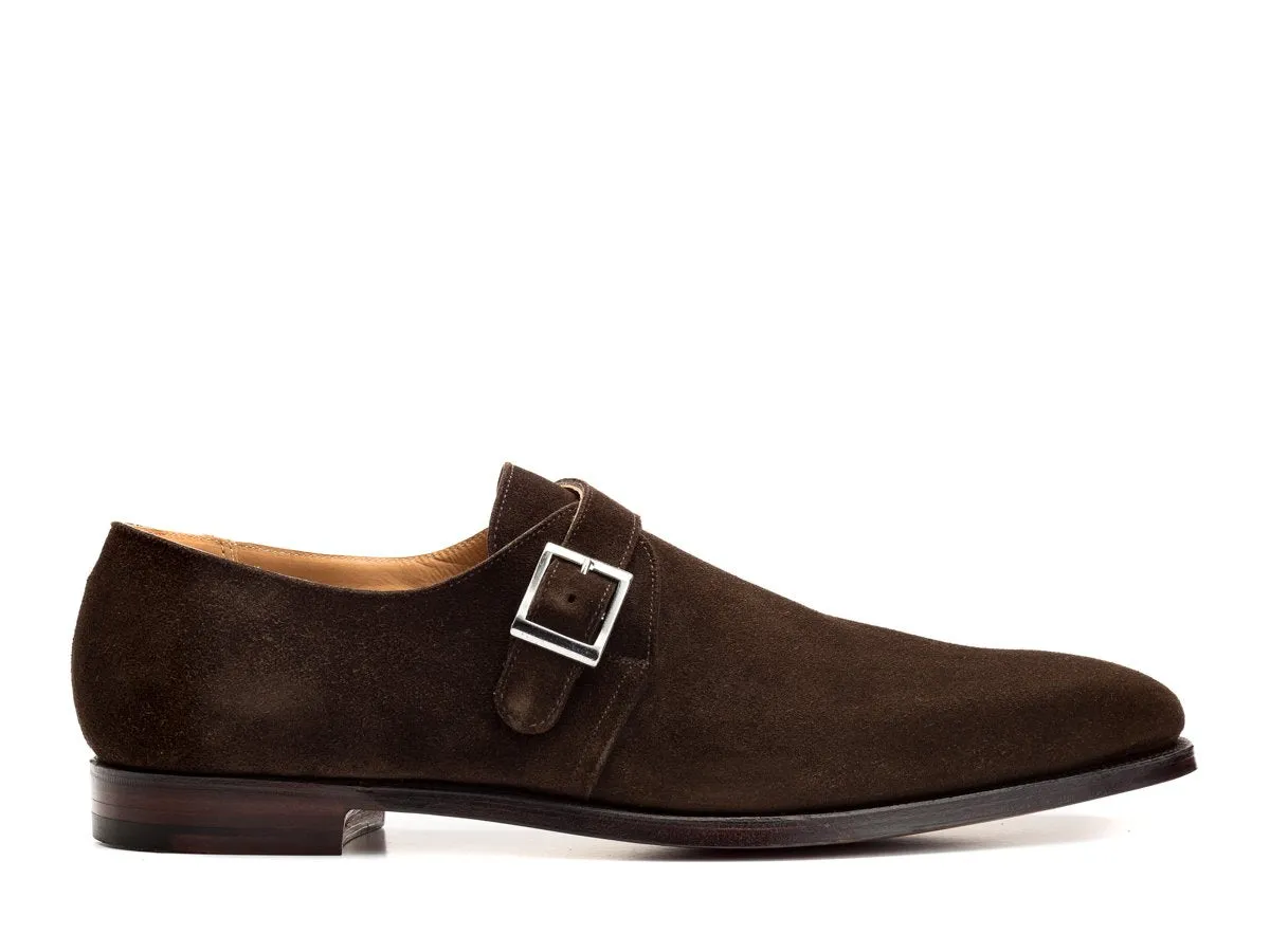 Monkton Dark Brown Suede