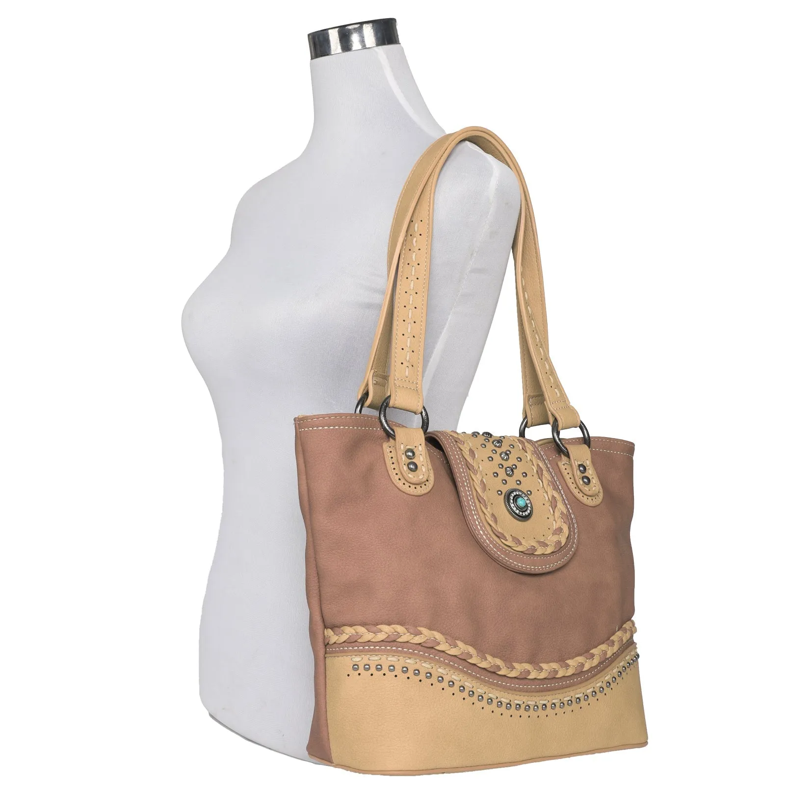 Montana West Concho Collection Concealed Carry Tote