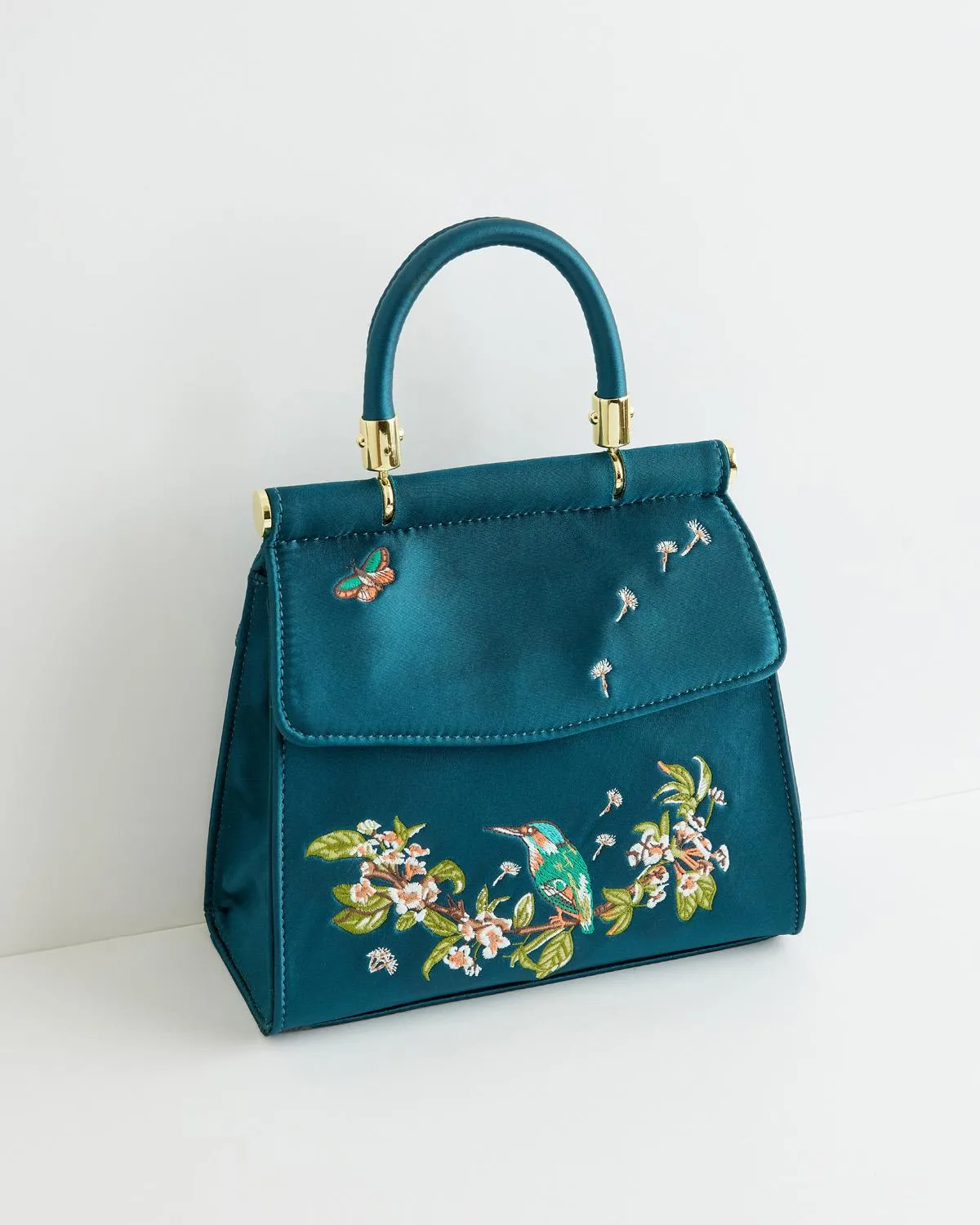 Morning Song Kingfisher Mini Teal Tote