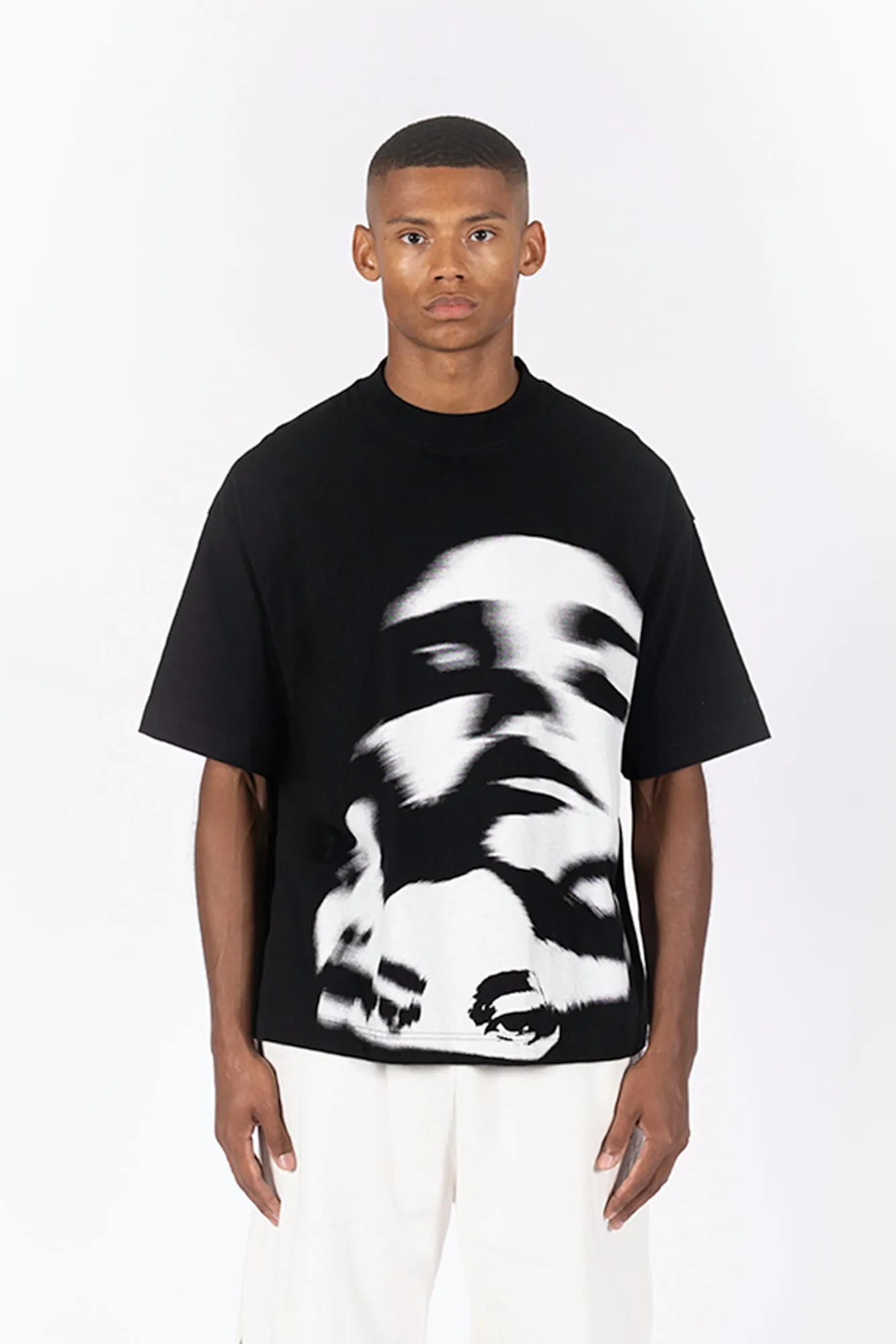 MULTIFACE BLACK T-SHIRT