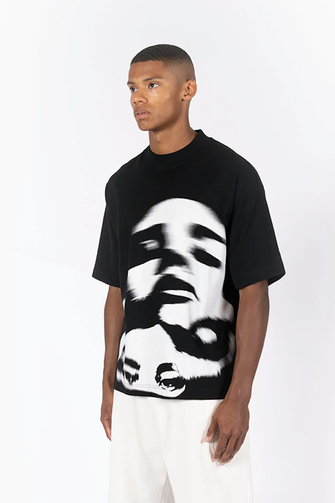 MULTIFACE BLACK T-SHIRT