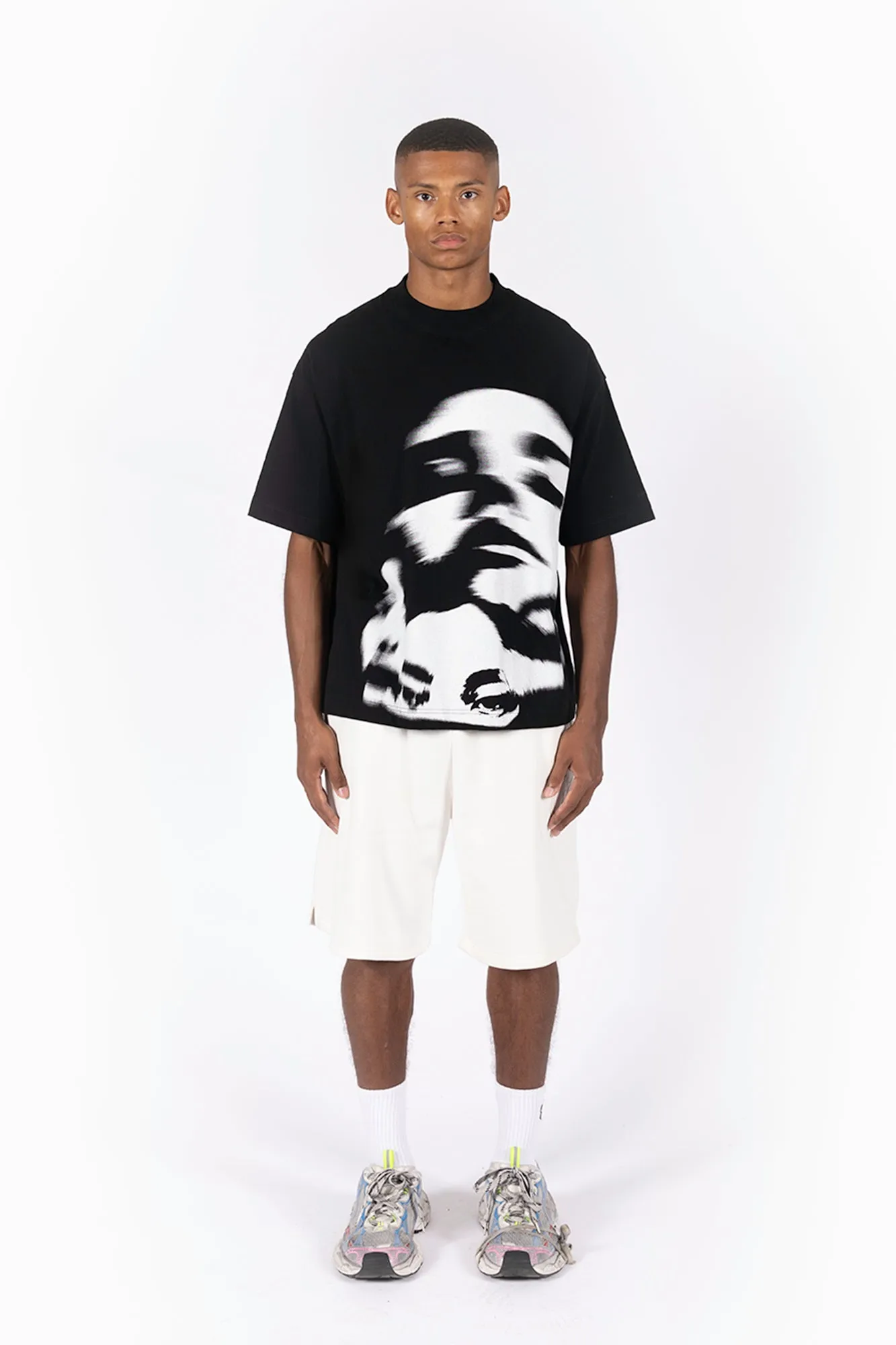 MULTIFACE BLACK T-SHIRT