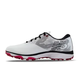 New Balance Mens Fresh Foam X Defender SL Golf Shoe - WHITE / BLACK