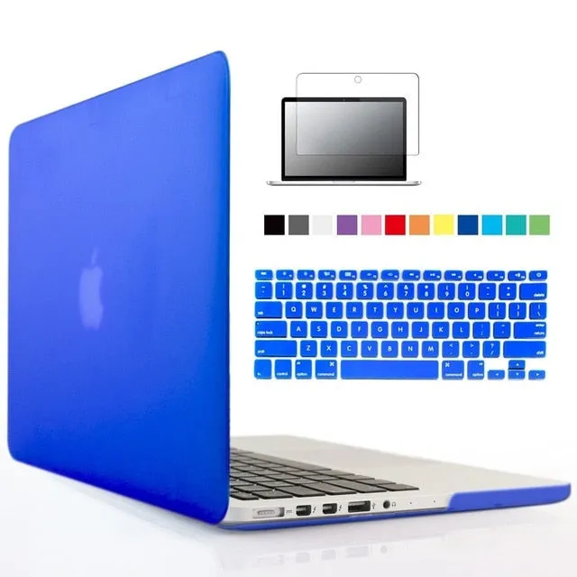 New Laptop Case For Apple MacBook Air Pro Retina 11 12 13 15 Mac Book 13.3 15.4 inch Case with Touch Bar Sleeve  Keyboard Cover