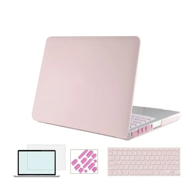 New Laptop Case For Apple MacBook Air Pro Retina 11 12 13 15 Mac Book 13.3 15.4 inch Case with Touch Bar Sleeve  Keyboard Cover