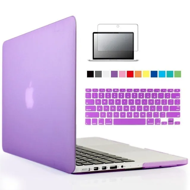 New Laptop Case For Apple MacBook Air Pro Retina 11 12 13 15 Mac Book 13.3 15.4 inch Case with Touch Bar Sleeve  Keyboard Cover