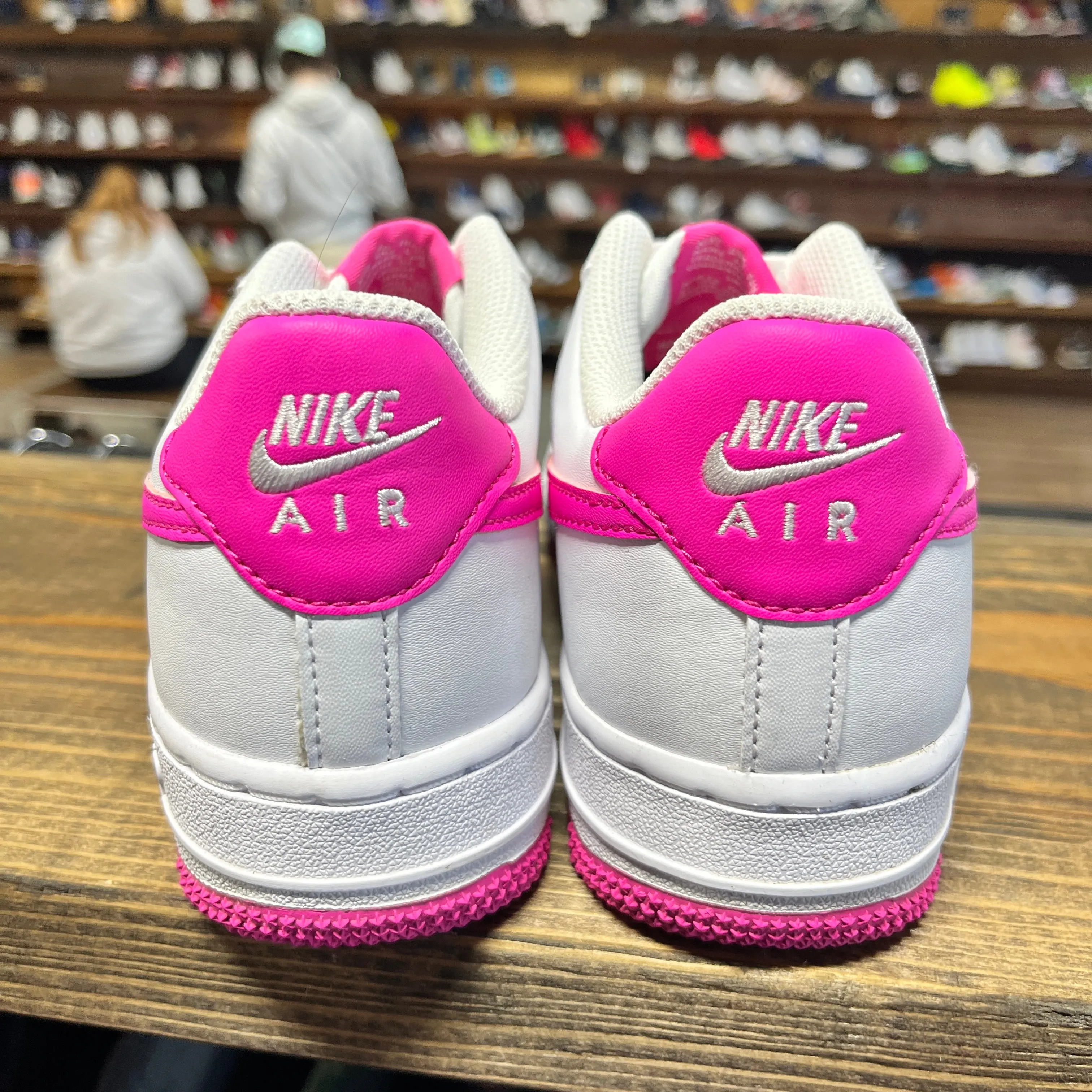 Nike Air Force 1 Low 'White Laser Fuchsia' Size 4.5Y