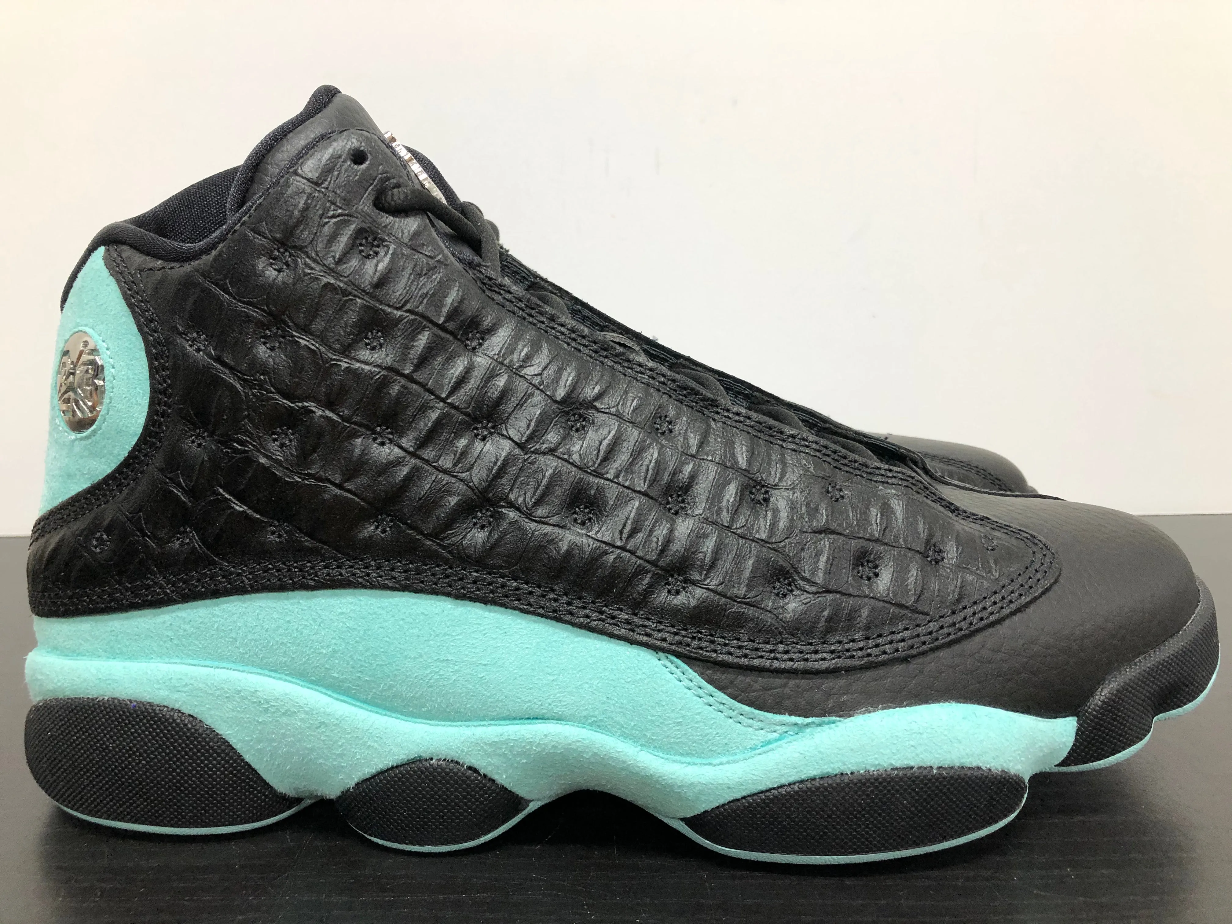 Nike Air Jordan 13 Black Island Green