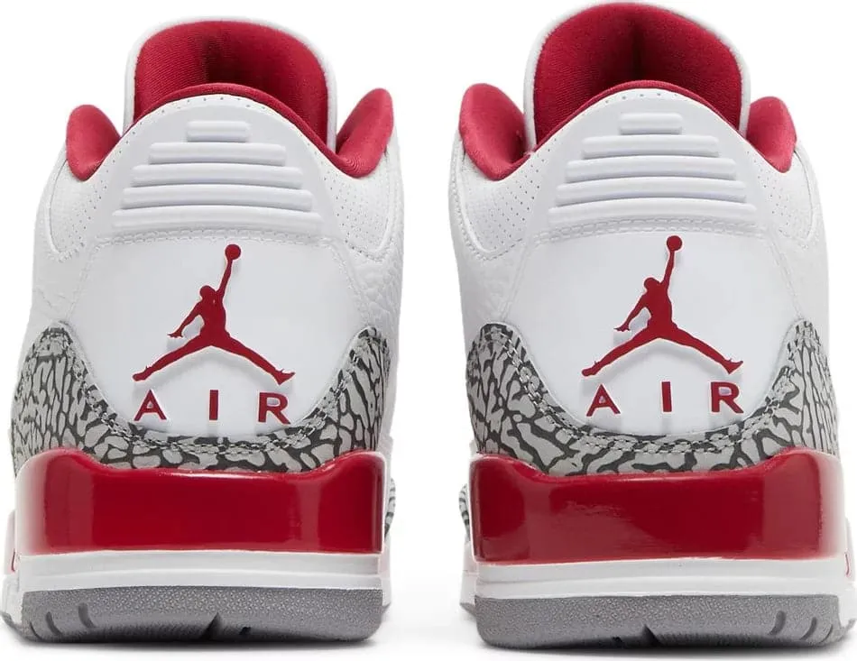 Nike Air Jordan 3 Retro Cardinal Red Men's