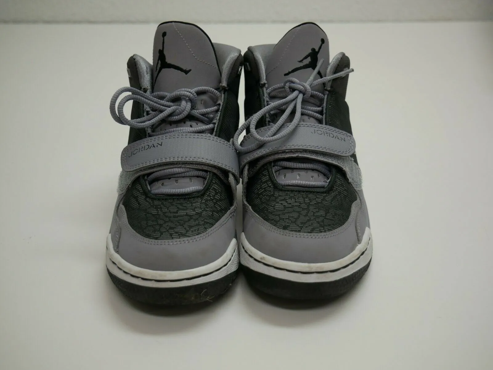 Nike Air Jordan Gray Basketball Kids Sneakers US Size 5.5Y Eur Size 38