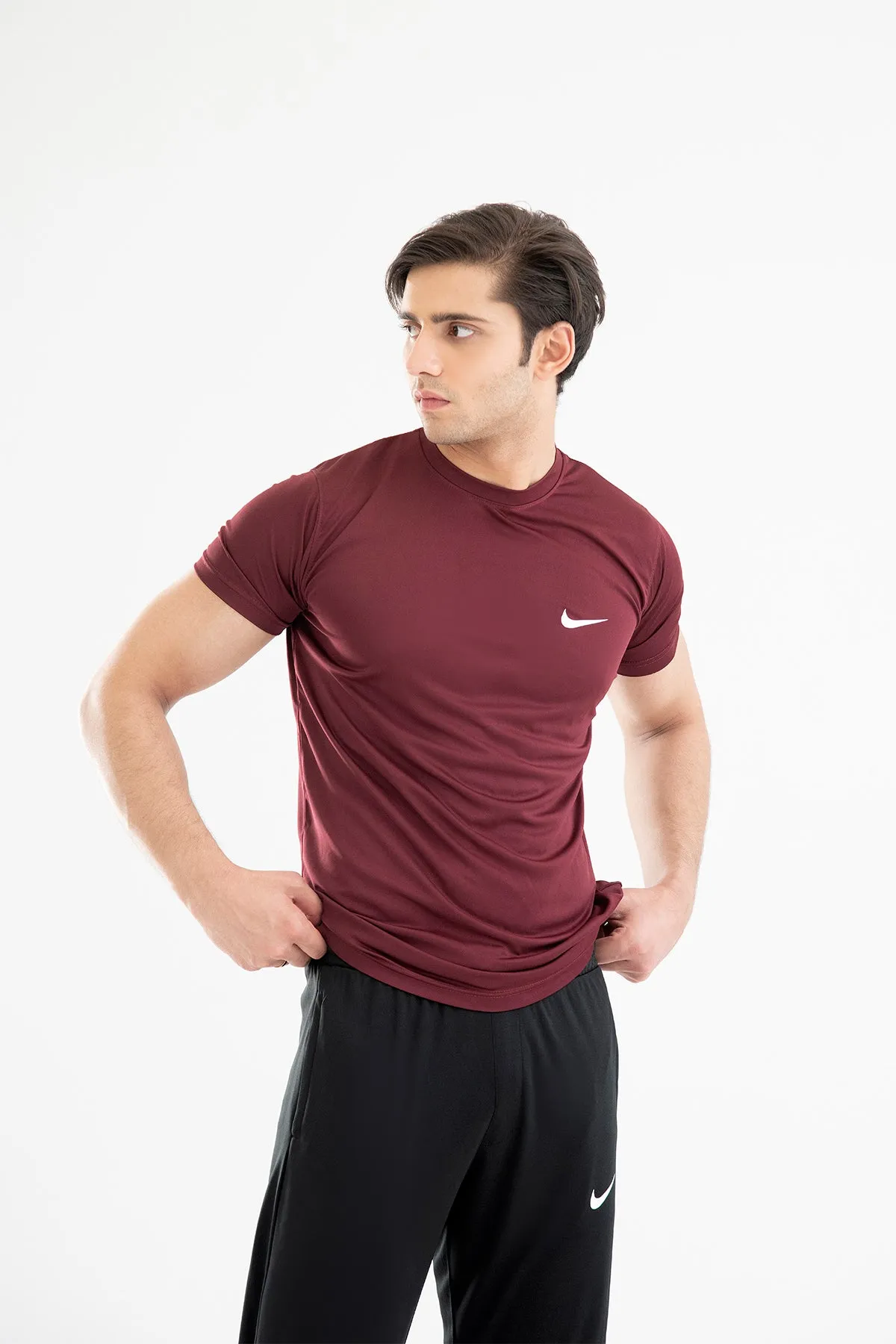 Nike Mehroon Dry-Fit Tee