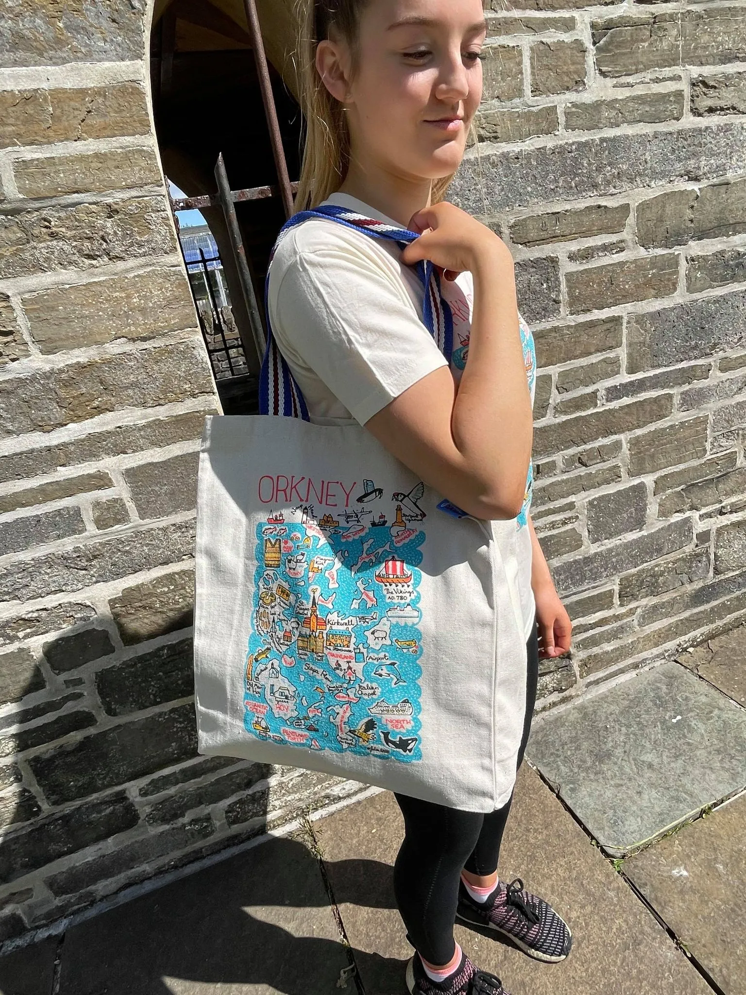 Orkney Map Tote Bag - Exclusive to Judith Glue