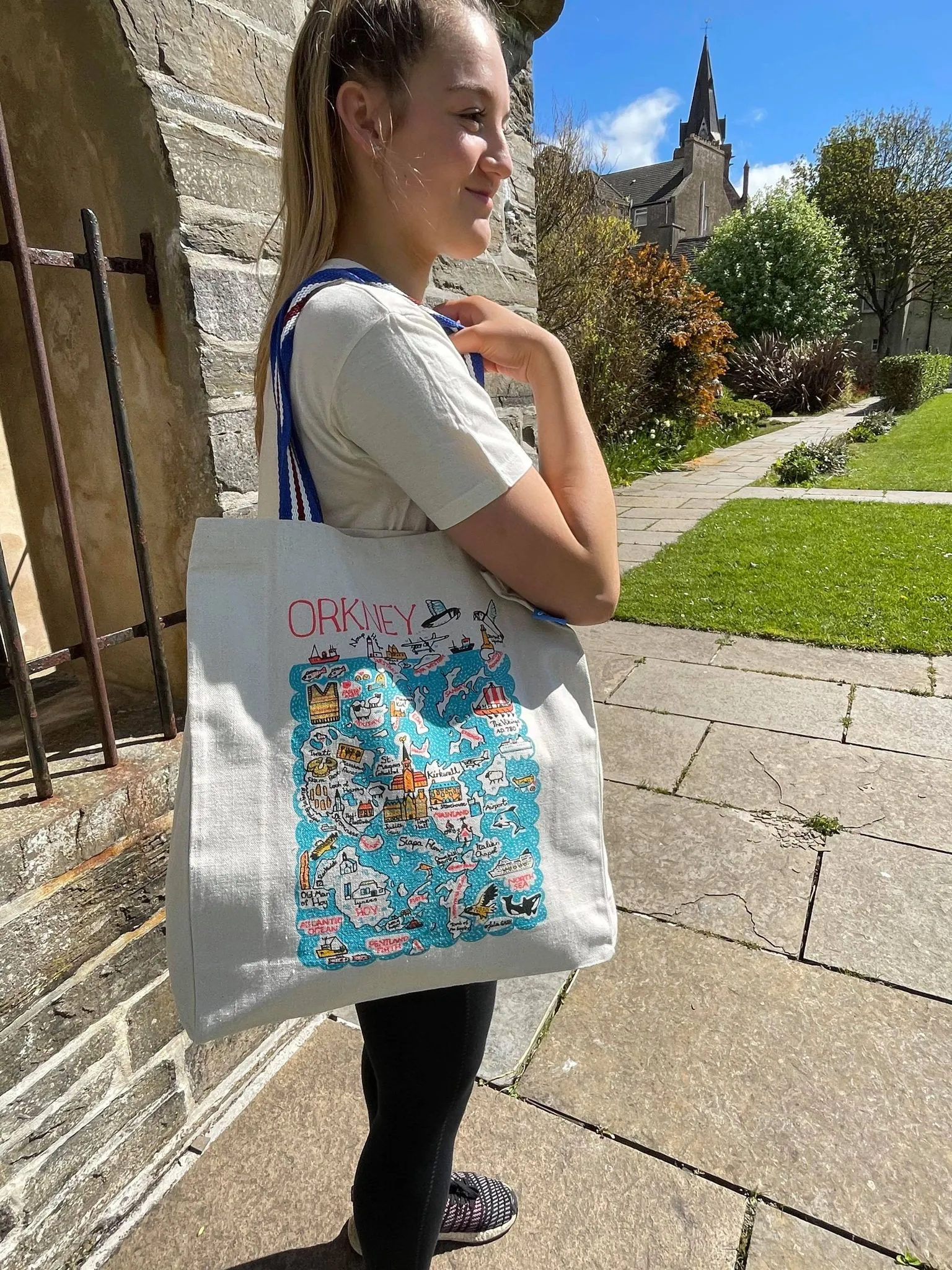 Orkney Map Tote Bag - Exclusive to Judith Glue