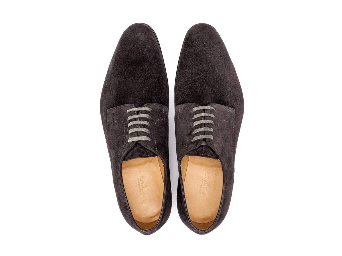 Penzance Dark Grey Suede EE-width