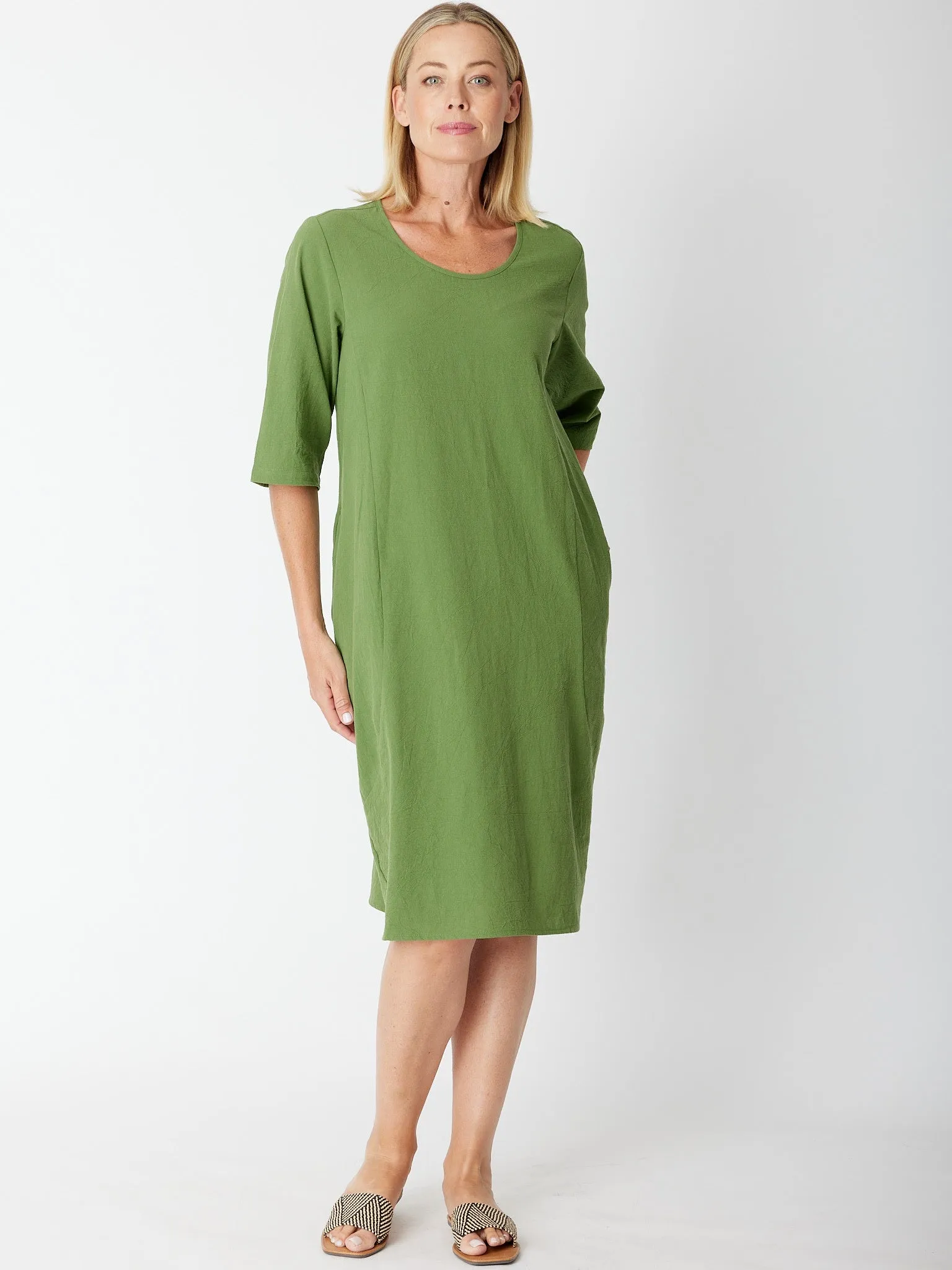 Pocket Dress - Green