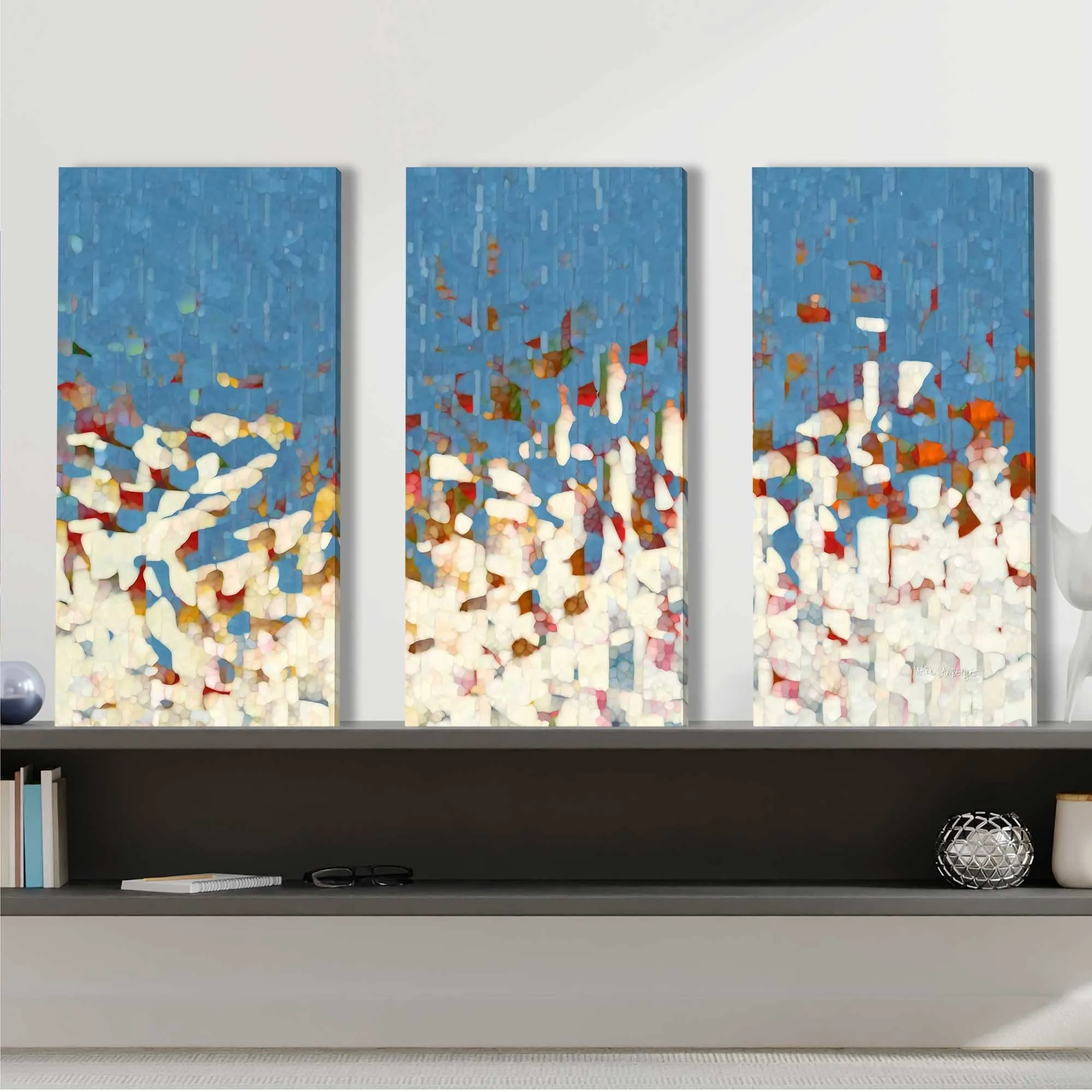 "1 Peter 1 12" by Mark Lawrence 3 Piece Set on Canvas